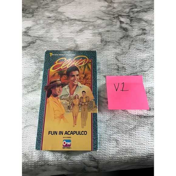 Elvis Presley Fun In Acapulco VHS Tape‎ Movie Key Video Hi-Fi Stereo - Picture 1 of 3